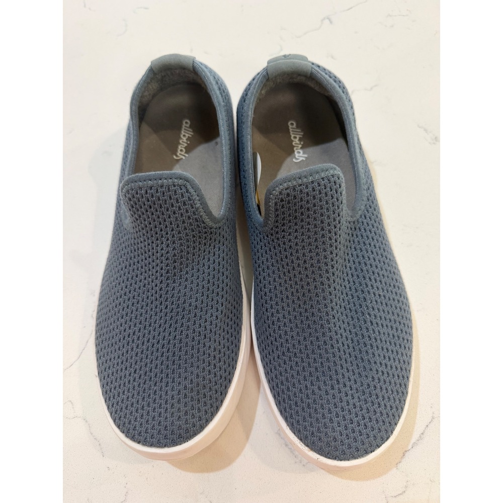 Allbirds Tree Loungers Women 7 Blue Grey Slip On Mesh Sneakers Shoes TL1W7